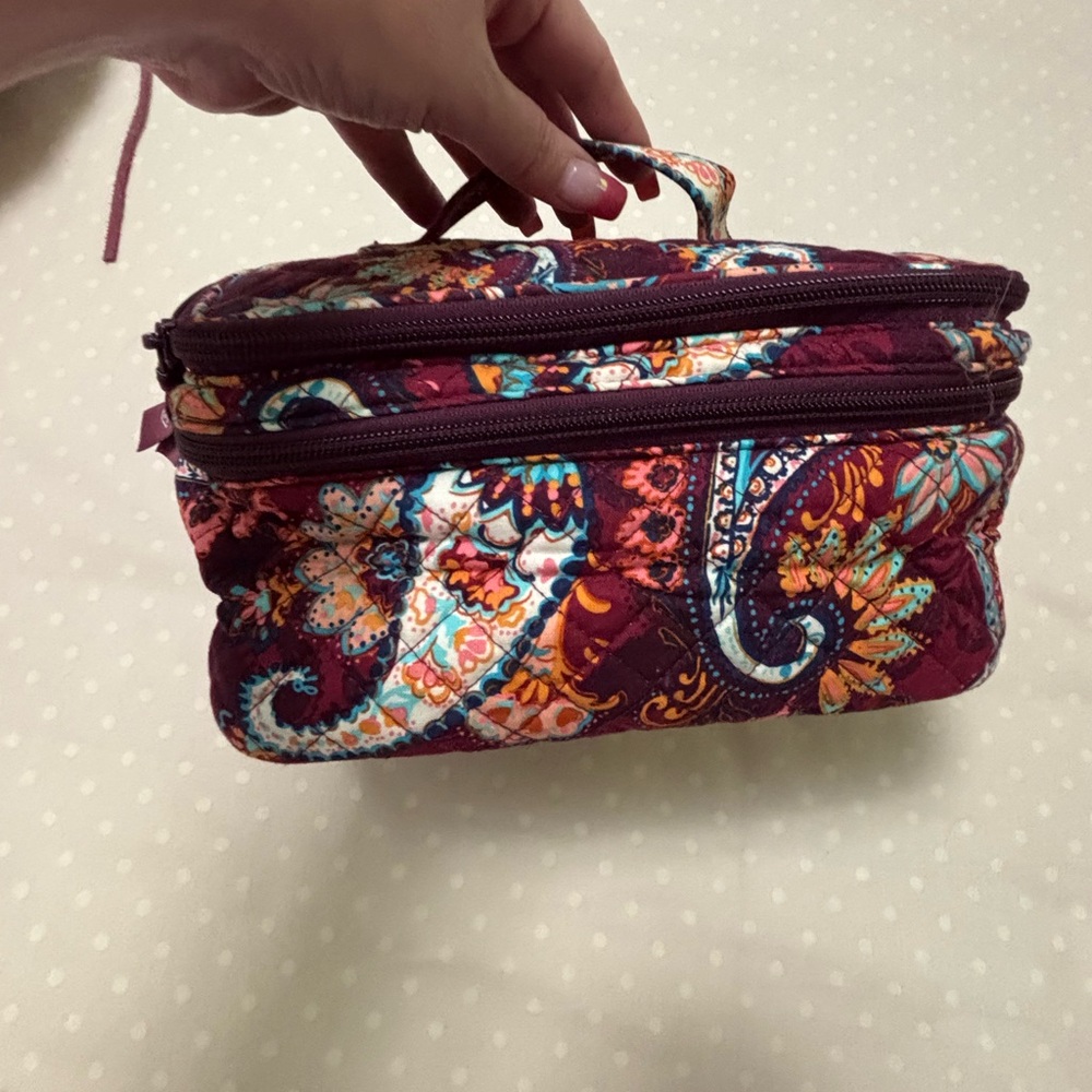 Vera Bradley Multicolor Paisley Cosmetic Case